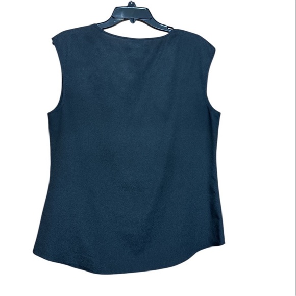 Covington Black Polka Dot Sleeveless Top size medium - Picture 3 of 4